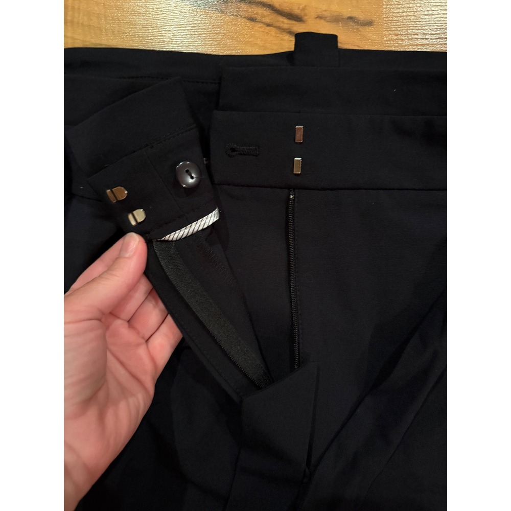 Calvin Klein Women's Plus Size 24W Black Tie Waist Cropped Dress Pants NWOT work - Picture 3 of 7